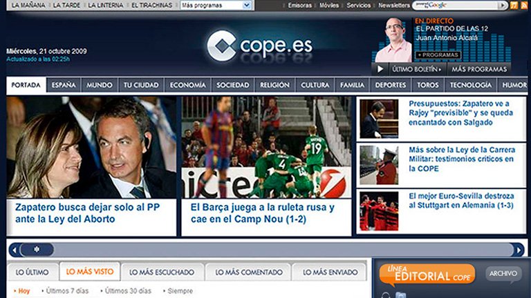 Web Cadena Cope